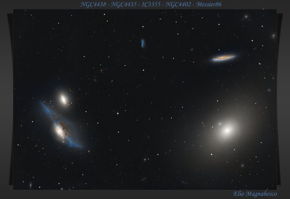 NGC 4438 - NGC4435 - NGC4402 - IC3355 - Messier 86