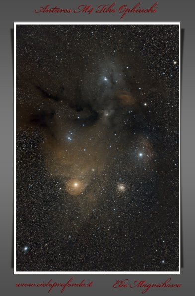 Antares, Rho Ophiuchi, M4