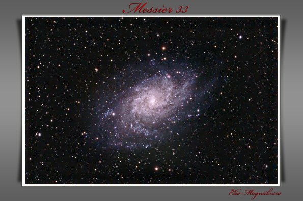 Messier 33 Galassia Ruota.