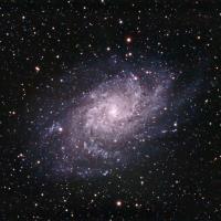 Messier 33 Galassia Ruota.