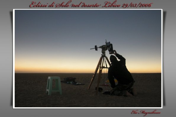 Eclisse di sole, Libia 2006.