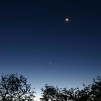 Congiunzione-Luna,-Venere,-Giove,-Marte, Montecchia di Crosara (vr)