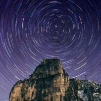 Rotazione polare sopra il monte Sisilla a  Campogrosso, Vi.