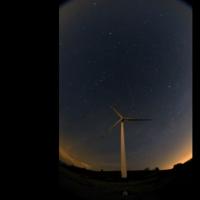 Time lapse pala eolica sul monte Pecora (VR)